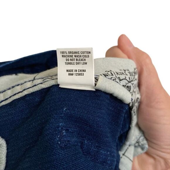 Taylor Stitch The Camp Pant men’s 28 in indigo cord blue corduroy button fly NEW - Picture 13 of 14